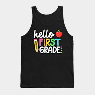 First Grade Team 1st Grade Back to School Teacher Kids Tank Top